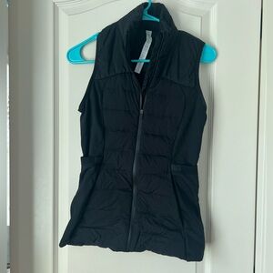 Black Lululemon down for it all vest